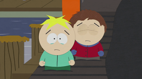 Butters traurig GIF.