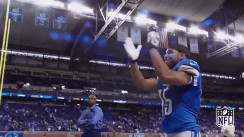 football,nfl,applause,clapping,clap,lions,tate,detroit lions,golden tate