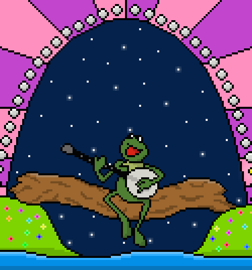 kermit,kermit the frog,pixel,420,muppets,lulinternet,custom print