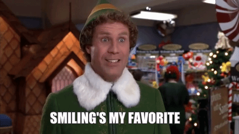 smilings my favorite,will ferrell,elf