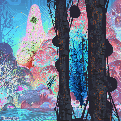 trippy,3d,psychedelic,art,forest,effect,color,android,painting,jones,fractal,visual,andrew,shift