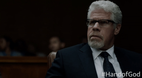 scared,omg,shocked,amazon original,seriously,court,disbelief,hand of god,trial,ron perlman,courtroom,hand of god amazon,hogamazon,season 2 episode number 1,judge harris,pernell,pernell harris,amazon