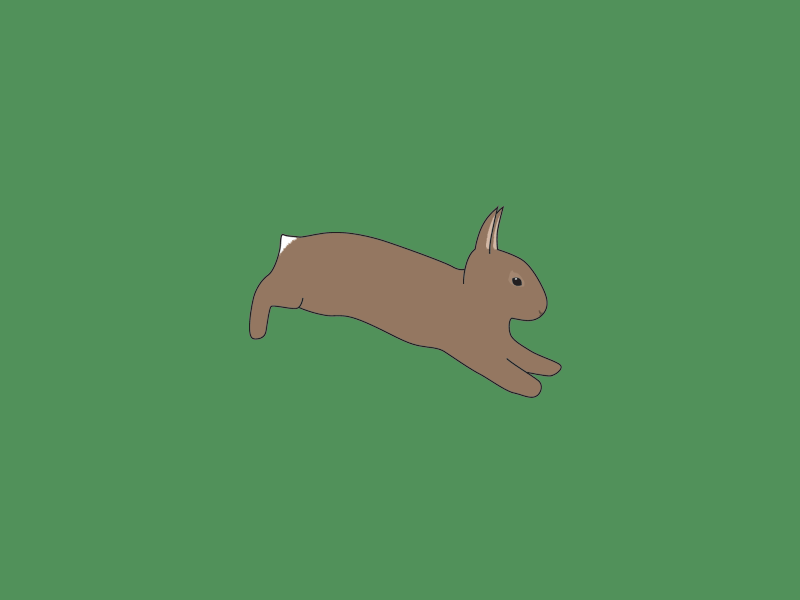 Кролик Минимализм. Кролик на зеленом фоне. Кролик гифка. Анимированный заяц бежит. Rabbit gif