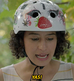 ilana glazer,relieved,the matrix,yas queen,comedy central,broad city,yas,2x06,relief,bc the matrix,sweet relief,sacagawea
