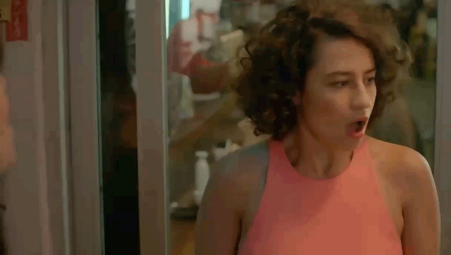 ilana glazer,yas queen,happy,excited,shocked,broad city,surprised,abbi jacobson,yas,cravetv