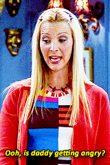 ddlg,daddy,spank me,tv,television,90s,friends,blonde,phoebe buffay,sitcom,subtitles