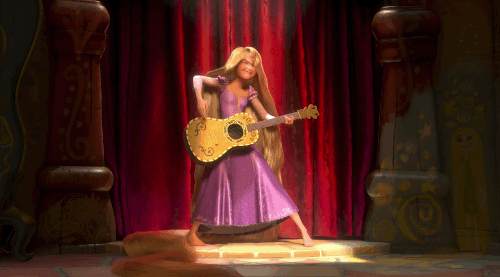 rapunzel,tangled,disney,guitar,disney princess,dream big