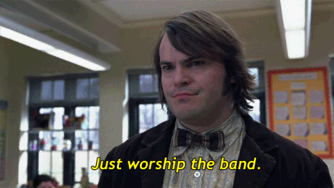 school of rock,jack black,just worship the band