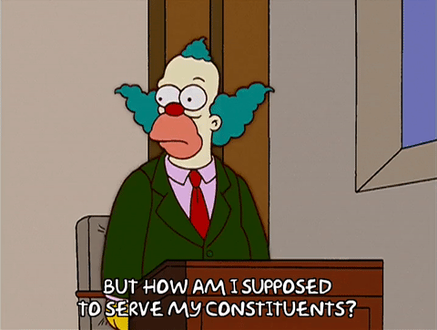 season 14,episode 9,krusty the clown,serve,14x09,constituents,politcian