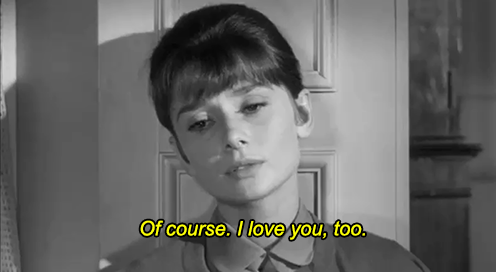 shirley maclaine,tv,love,movie,film,black and white,bw,audrey hepburn,1961,the childrens hour,i love you too,karen wright,of course i love you too