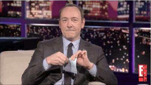 kevin spacey,chelsea handler,trolling,chelsea lately,i made these,kevin spacey s,the last one with the evil laugh is awesome,filling time,he enjoys ripping the notes of talk show hosts,i always wondered if he does that on puose to unsettle them