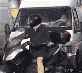 scooter,moped,prank,smoke,motorcycle,trolling,helmet