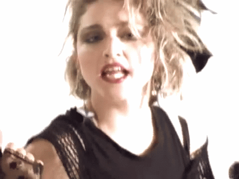 madonna,80s,raw,lucky star,hair and make up