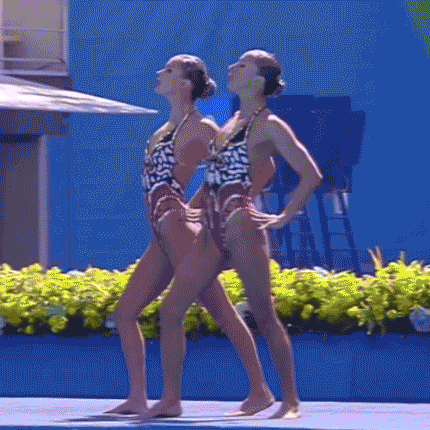 Synchronized swimming olympics рио гифка.