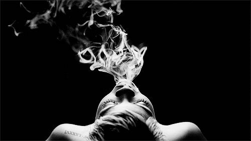 smoke,black and white,dream,surrealistic