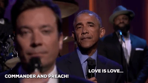 president obama,jimmy fallon,gay,singing,barack obama,lgbt,the tonight show,werk,love is love,slow jam the news,pride month,slow jams,proud to be safe