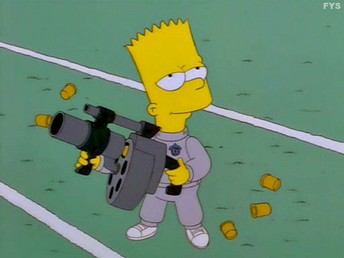 Funny Gifs : bart simpson GIF 