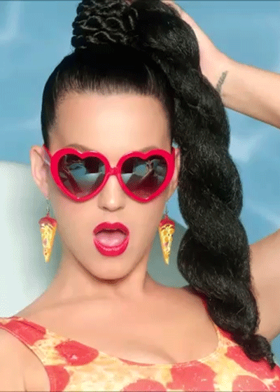 katy perry,this is how we do,music video,hot,pizza,hungry,fans,2014,sunglasses,prism,watermelon,katycats,braid