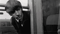 kiss,black and white,vintage,bw,the beatles,wink,george harrison,ringo starr,flirty,winky face