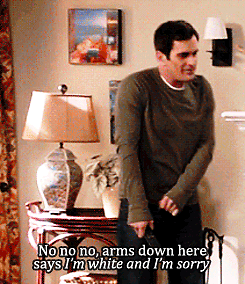 phil dunphy,white dancing,modern family,phil,defending my dance moves,im an awful dancer,modern family abc