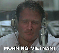 good morning vietnam,robin williams,1987,forest whitaker