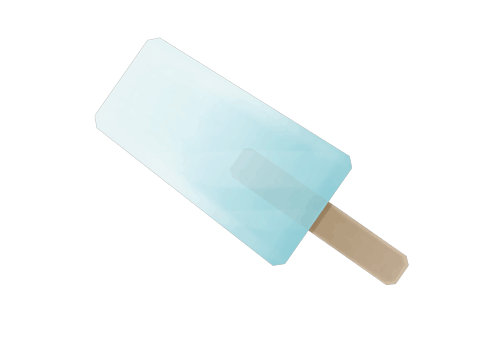 kingdom hearts,low poly,transparent,food,its 40 polys and one 256x512 texture in case you were wondering,what do you mean this isnt wind waker,hypatias art