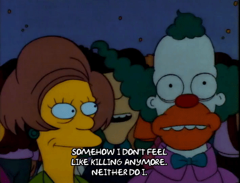 season 1,episode 8,krusty the clown,edna krabappel,1x08