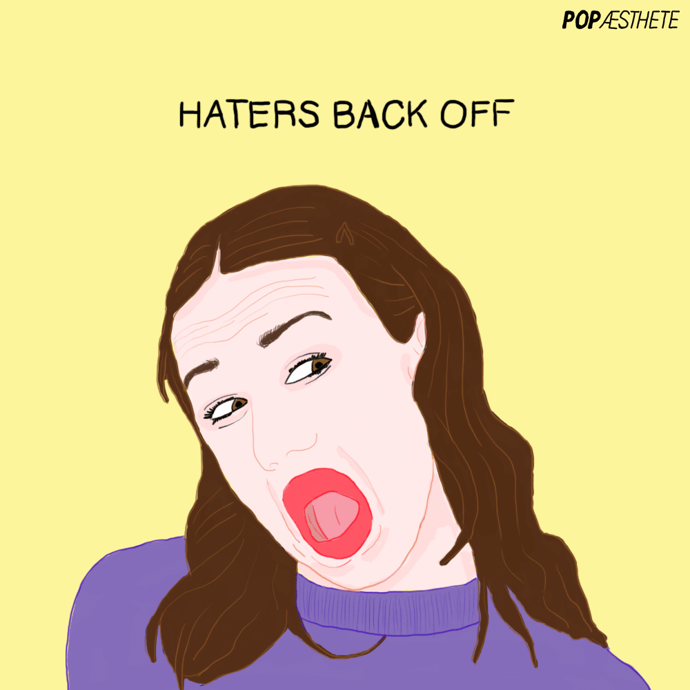 Haters back off back off GIF.