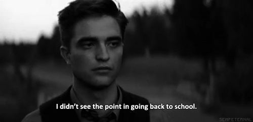 robert pattinson,movie,black and white,school,bw,water for elephants,jezuz,me every weekend