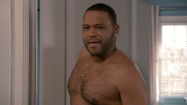 Shirtless blackish anthony anderson GIF.