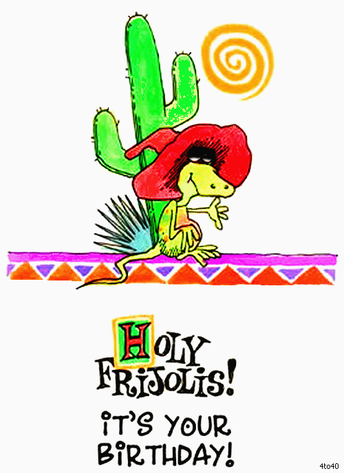 Mexican birthday holy frijolis день рождения гифка.