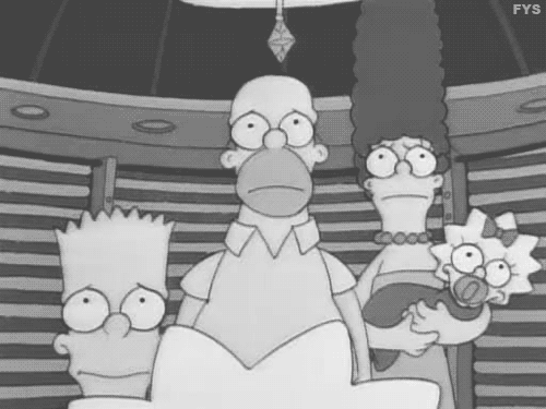 marge simpson,homer simpson,maggie simpson,bart simpson,reaction,lisa simpson,season 2,homer,simpsons,lisa,bart,marge,maggie,treehouse of horror,hungry are the damned