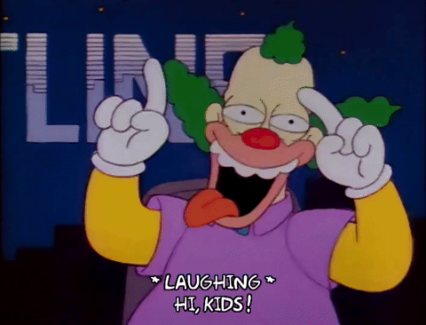 Krusty the clown krusty episode 9 GIF.