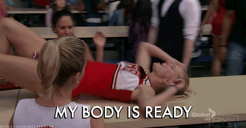 humping,my body is ready,glee,dancing