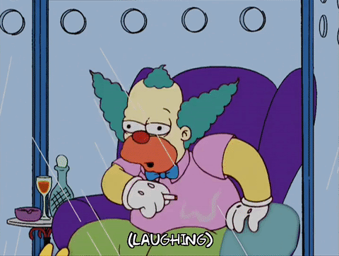 season 15,laughing,episode 16,krusty the clown,cage,mob,15x16