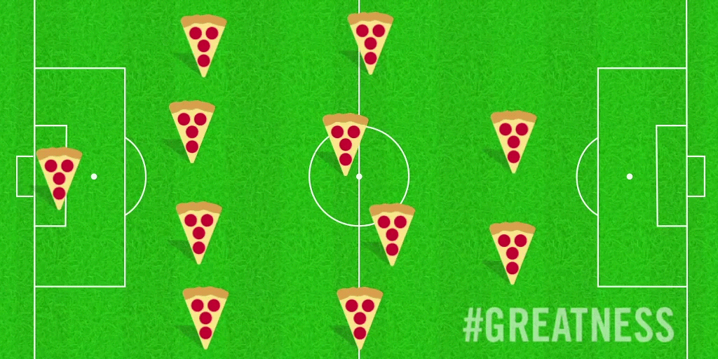 formation,football,soccer,pizza,sport,emoji,premier league,greatness,dominos,pepperoni,gifeelings,dominos pizza,dominos uk
