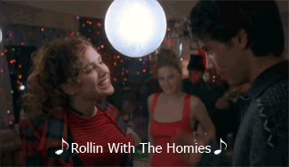clueless,best scene,alicia silverstone,jeremy sisto,brittany murphy,rollin with the homies
