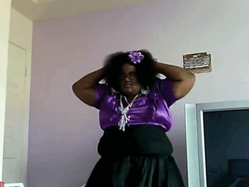 Толстуха гиф. Негритянка танцует. Толстая негритянка танцует. Жирные черные женщины.