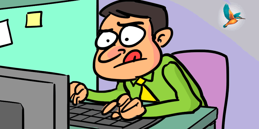 Animated GIF: busy workaholic work hard.