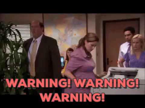 warning,office,kevin