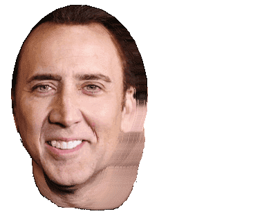 transparent,trippy,horror,strange,nic cage,nicholas cage,scary,terrifying,weird,what have i done,the end is neigh,sneaking up on that pussy