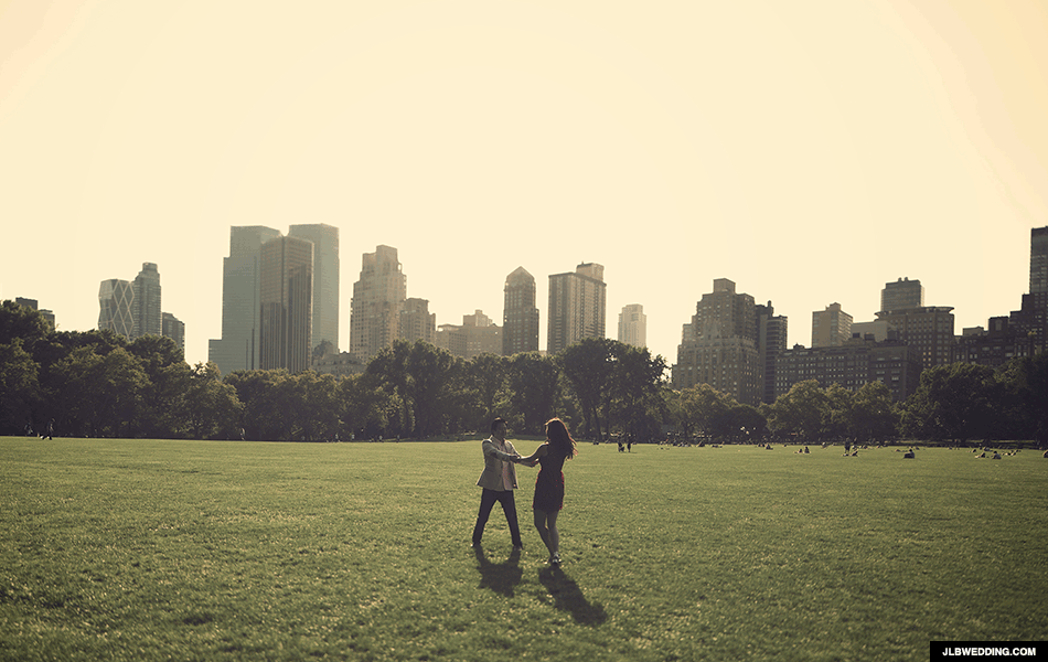 couple,boy and girl,engagement,engaged,dance,cinemagraph,new york,spin,nyc,sunset,twirl,central park,the great lawn