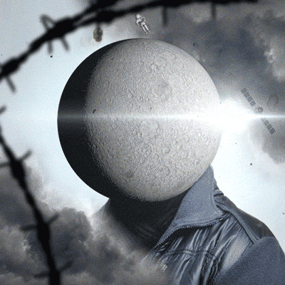 glitch,moon,artists on tumblr,dope,art,g1ft3d,dirty
