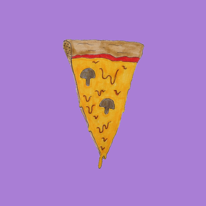 90s,illustration,pizza,indie,grunge,pastel,pale
