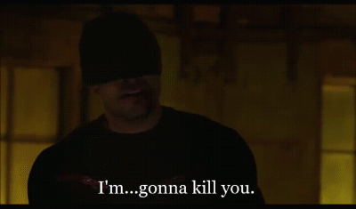 Gonna kill myself. Wilson Fisk Daredevil gif. Matt Murdock gif.