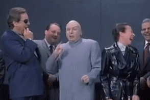 dr evil,evil laugh,laughing,lol,austin powers,very funny,funny,laugh,haha,emotions,emotion,chistosos,mike meyers