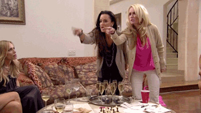 real housewives,rhobh,real housewives of beverly hills,kyle richards,pointing,kim richards,taylor armstrong