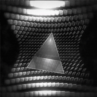 design,c4d,3d,black and white,reflect,diamond,pyramid,shine,loop,vhs,motion,glass,triangle,cinema4d,simple,static,blur
