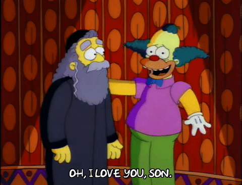 love,season 3,episode 6,krusty the clown,joy,3x06,krusty the klown,rabbi hyman krustofsky