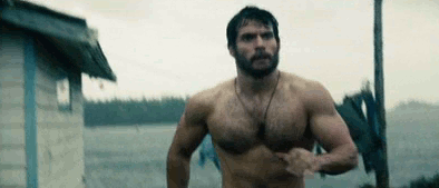 Shirtless hairy chest superman GIF on GIFER - by Andromara